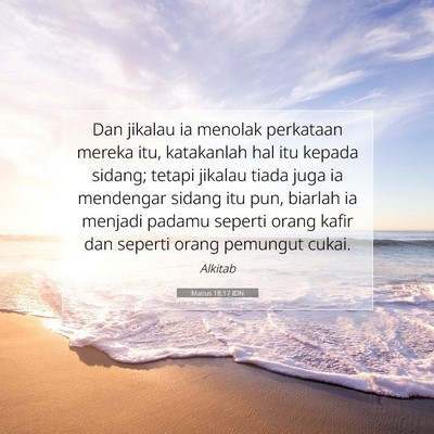 Matius 18:17 Ayat Alkitab Dijelaskan
