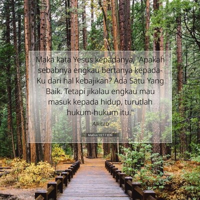 Matius 19:17 Ayat Alkitab Dijelaskan