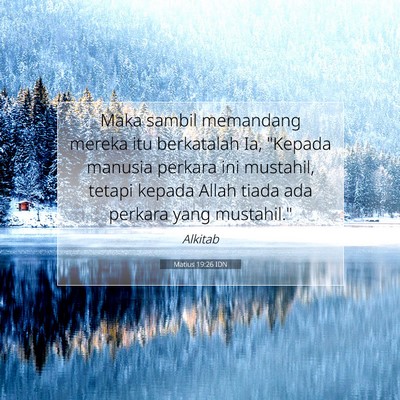 Matius 19:26 IDN Gambar Ayat Alkitab