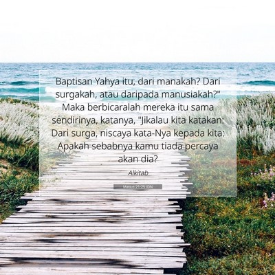 Matius 21:25 IDN Gambar Ayat Alkitab