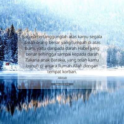 Matius 23:35 IDN Gambar Ayat Alkitab