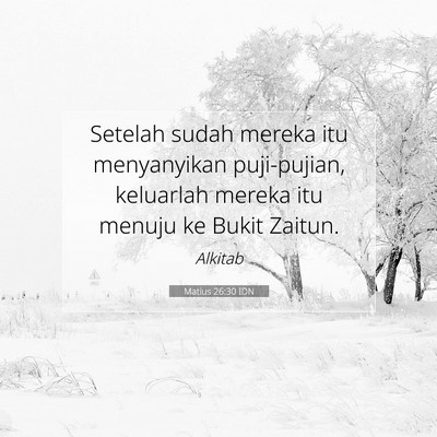 Matius 26:30 Ayat Alkitab Dijelaskan