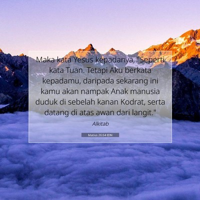 Matius 26:64 IDN Gambar Ayat Alkitab