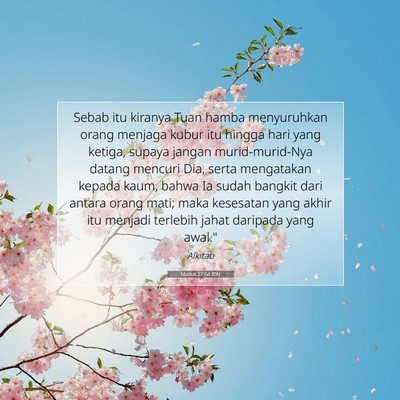Matius 27:64 IDN Gambar Ayat Alkitab