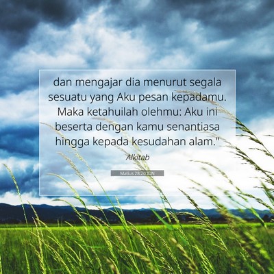 Matius 28:20 IDN Gambar Ayat Alkitab