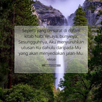 Markus 1:2 Ayat Alkitab Dijelaskan