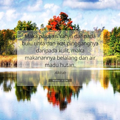 Markus 1:6 Ayat Alkitab Dijelaskan