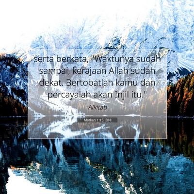 Markus 1:15 Ayat Alkitab Dijelaskan
