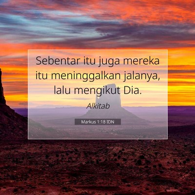 Markus 1:18 Ayat Alkitab Dijelaskan
