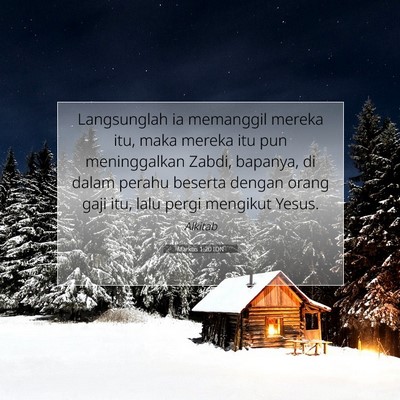Markus 1:20 Ayat Alkitab Dijelaskan