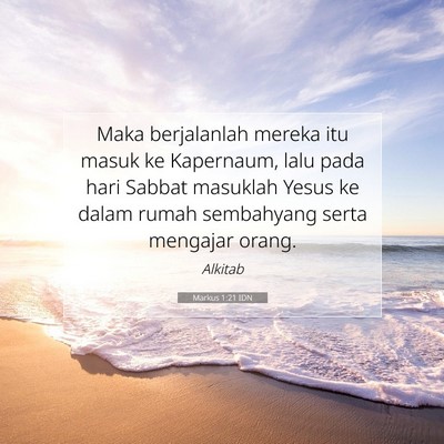 Markus 1:21 Ayat Alkitab Dijelaskan