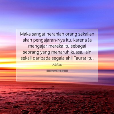 Markus 1:22 Ayat Alkitab Dijelaskan