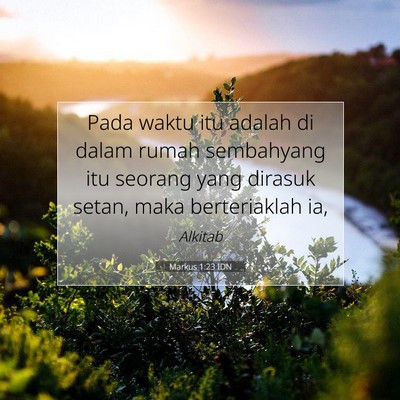 Markus 1:23 Ayat Alkitab Dijelaskan