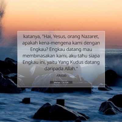 Markus 1:24 Ayat Alkitab Dijelaskan
