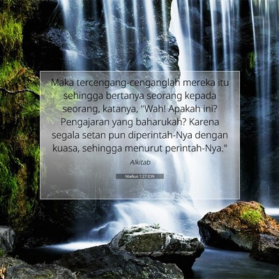 Markus 1:27 Ayat Alkitab Dijelaskan
