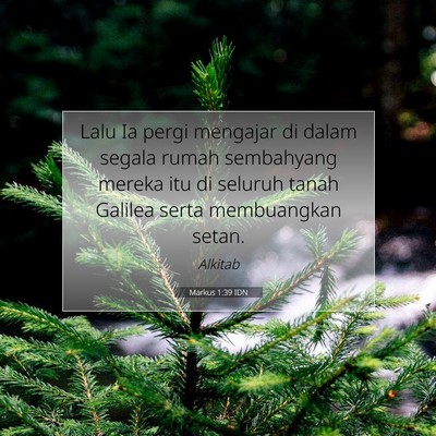 Markus 1:39 Ayat Alkitab Dijelaskan