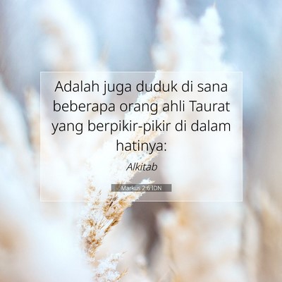 Markus 2:6 Ayat Alkitab Dijelaskan