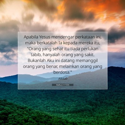 Markus 2:17 Ayat Alkitab Dijelaskan