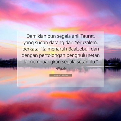 Markus 3:22 Ayat Alkitab Dijelaskan