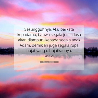 Markus 3:28 Ayat Alkitab Dijelaskan
