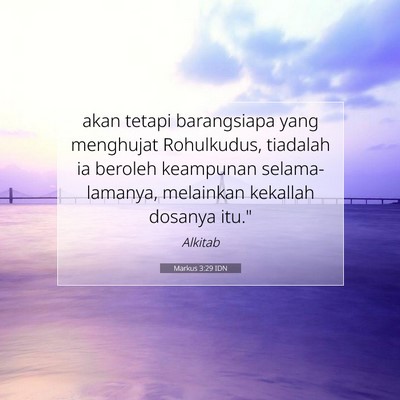 Markus 3:29 Ayat Alkitab Dijelaskan