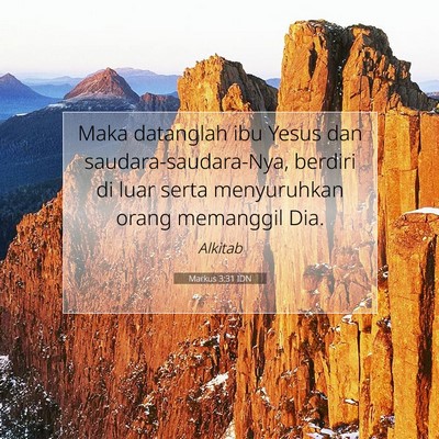 Markus 3:31 Ayat Alkitab Dijelaskan