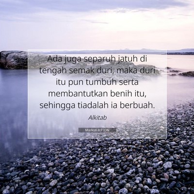 Markus 4:7 Ayat Alkitab Dijelaskan