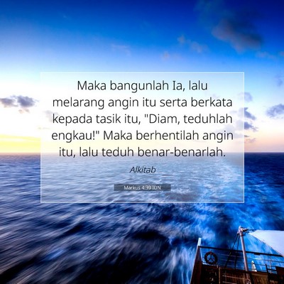 Markus 4:39 Ayat Alkitab Dijelaskan
