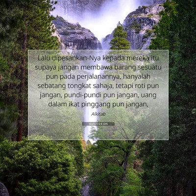 Markus 6:8 Ayat Alkitab Dijelaskan