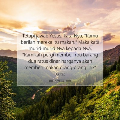 Markus 6:37 Ayat Alkitab Dijelaskan