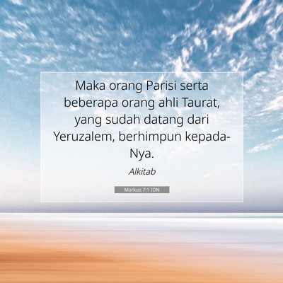 Markus 7:1 Ayat Alkitab Dijelaskan
