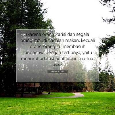 Markus 7:3 Ayat Alkitab Dijelaskan
