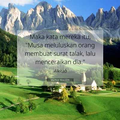Markus 10:4 IDN Gambar Ayat Alkitab