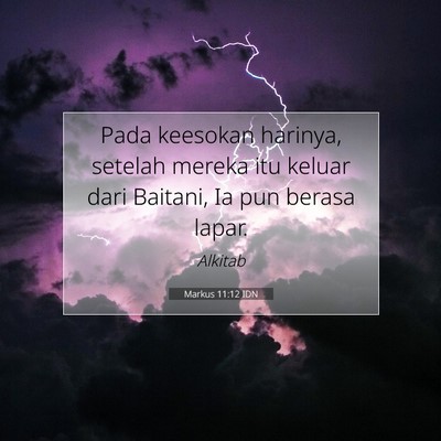 Markus 11:12 Ayat Alkitab Dijelaskan