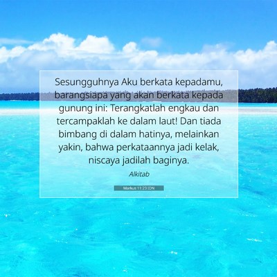 Markus 11:23 Ayat Alkitab Dijelaskan