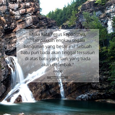 Markus 13:2 IDN Gambar Ayat Alkitab