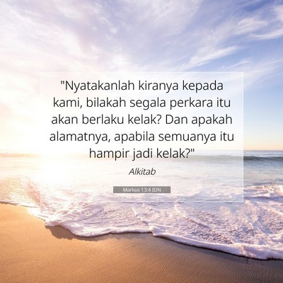 Markus 13:4 Ayat Alkitab Dijelaskan