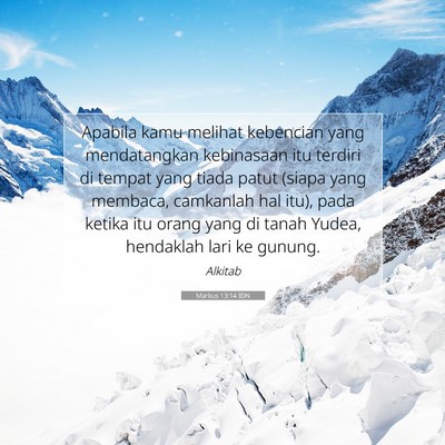 Markus 13:14 IDN Gambar Ayat Alkitab