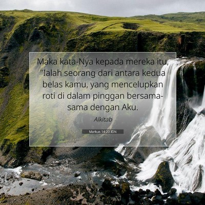 Markus 14:20 Ayat Alkitab Dijelaskan