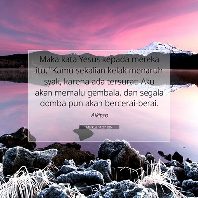 Markus 14:27 Ayat Alkitab Dijelaskan