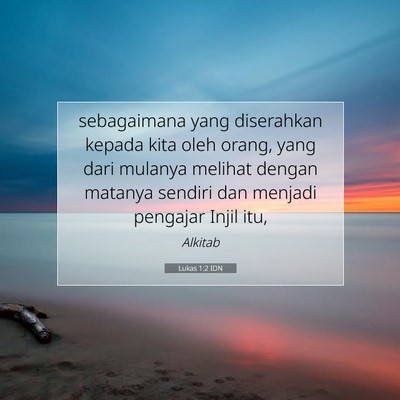 Lukas 1:2 Ayat Alkitab Dijelaskan