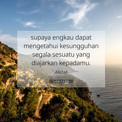 Lukas 1:4 Ayat Alkitab Dijelaskan
