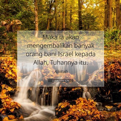 Lukas 1:16 Ayat Alkitab Dijelaskan