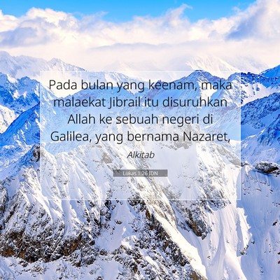 Lukas 1:26 Ayat Alkitab Dijelaskan