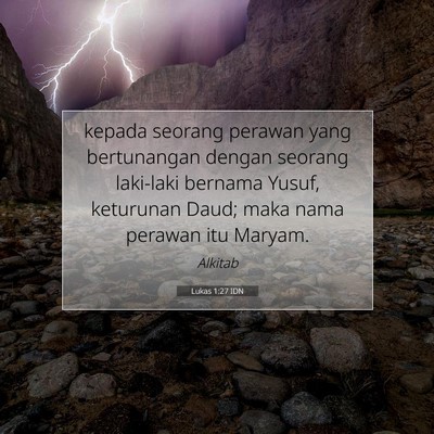 Lukas 1:27 Ayat Alkitab Dijelaskan