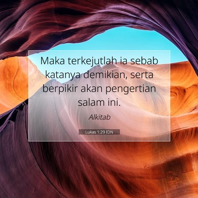 Lukas 1:29 Ayat Alkitab Dijelaskan