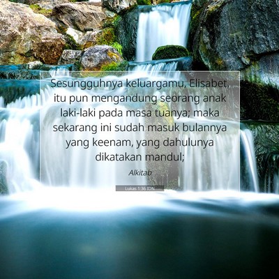 Lukas 1:36 Ayat Alkitab Dijelaskan