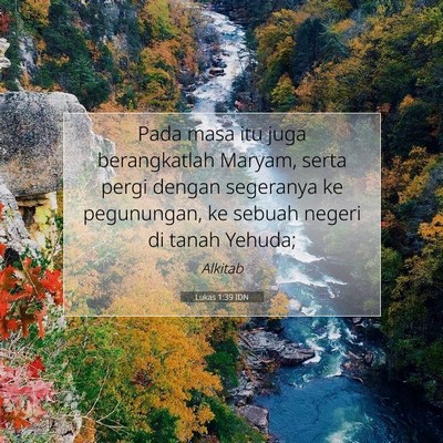 Lukas 1:39 Ayat Alkitab Dijelaskan