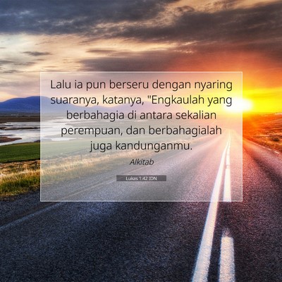 Lukas 1:42 Ayat Alkitab Dijelaskan