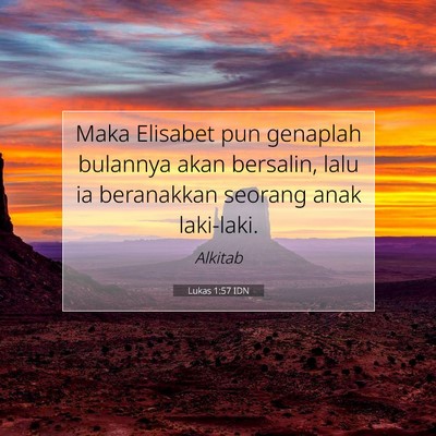 Lukas 1:57 Ayat Alkitab Dijelaskan